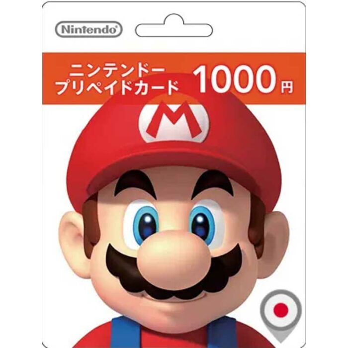 Nintendo預付卡-1000日幣