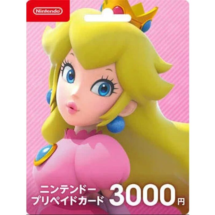 Nintendo預付卡-3000日幣