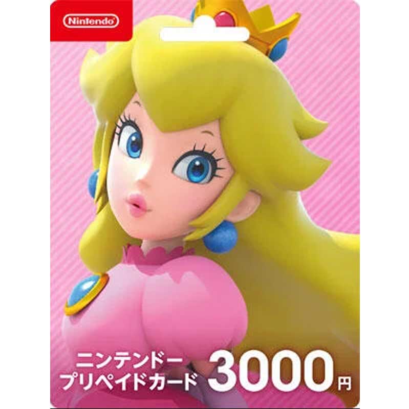 Nintendo預付卡-3000日幣