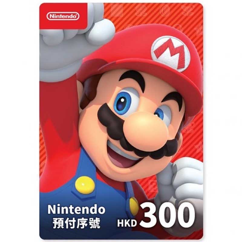 Nintendo預付卡-300港幣