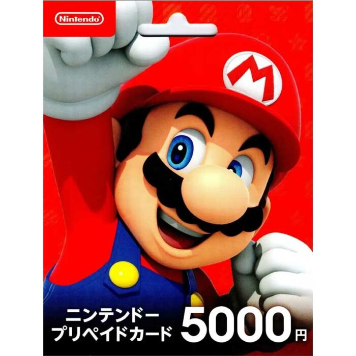 Nintendo預付卡-5000日幣