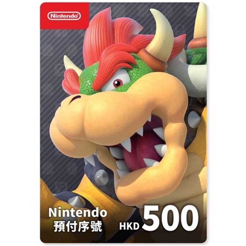 Nintendo預付卡-500港幣