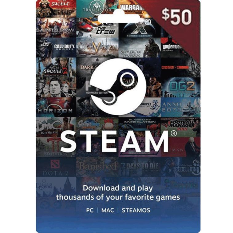 steam禮物卡50美金